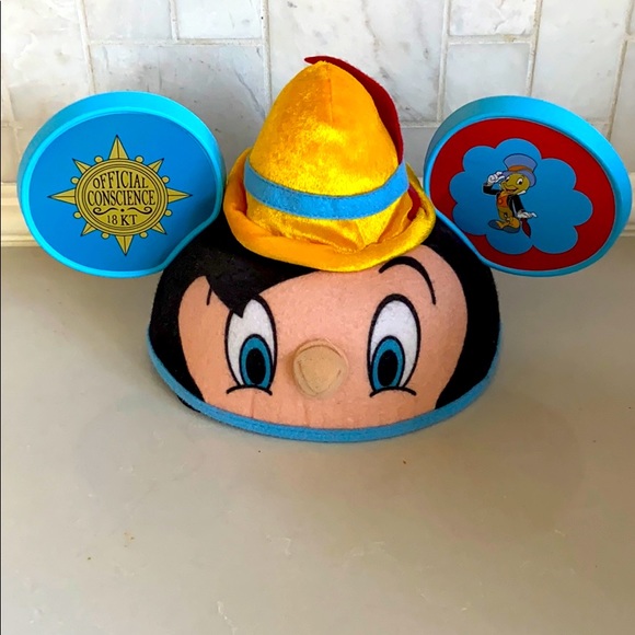 Pinocchio Disney Parks Ear Hat NWOT
